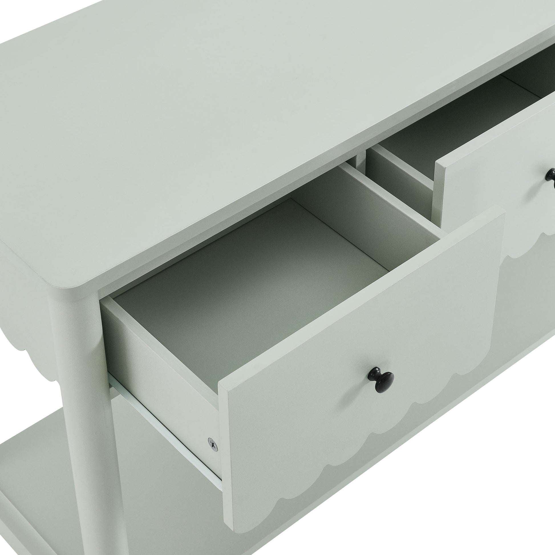 Emmeline 3-Drawer Scalloped Console Table by Modway | Console Tables | Modishstore - 12