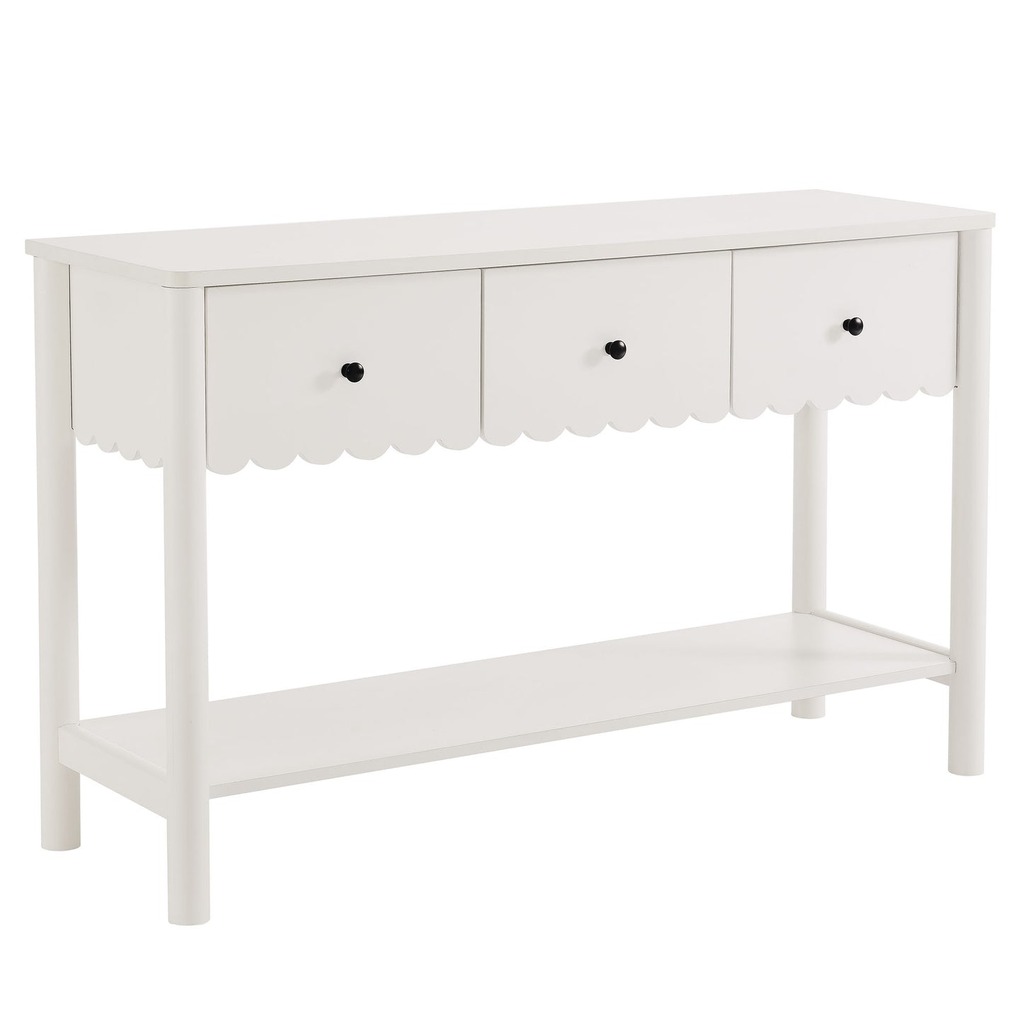Emmeline 3-Drawer Scalloped Console Table by Modway | Console Tables | Modishstore - 17