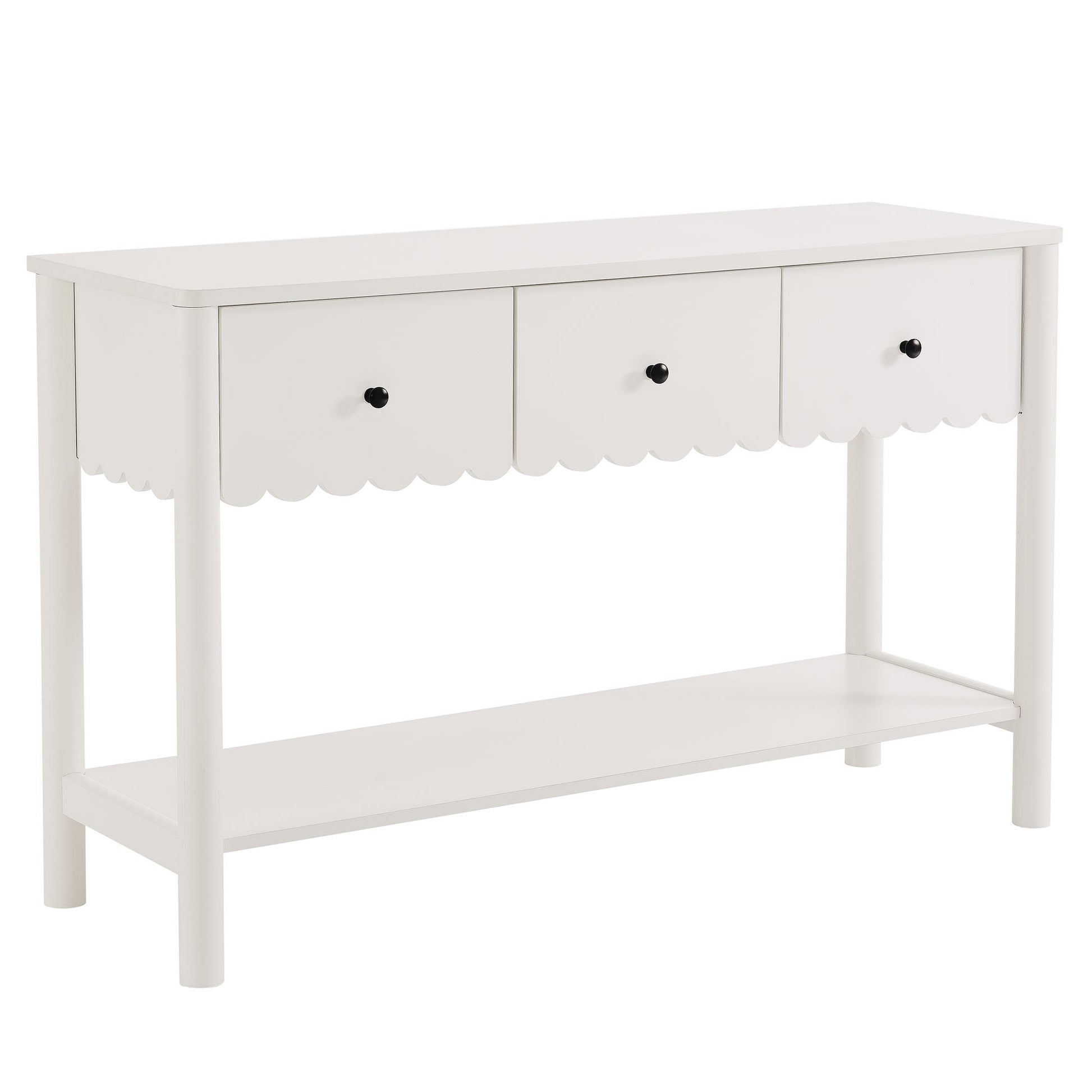 Emmeline 3-Drawer Scalloped Console Table by Modway | Console Tables | Modishstore - 17