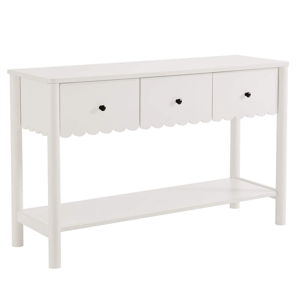 Emmeline 3-Drawer Scalloped Console Table by Modway | Console Tables | Modishstore - 17