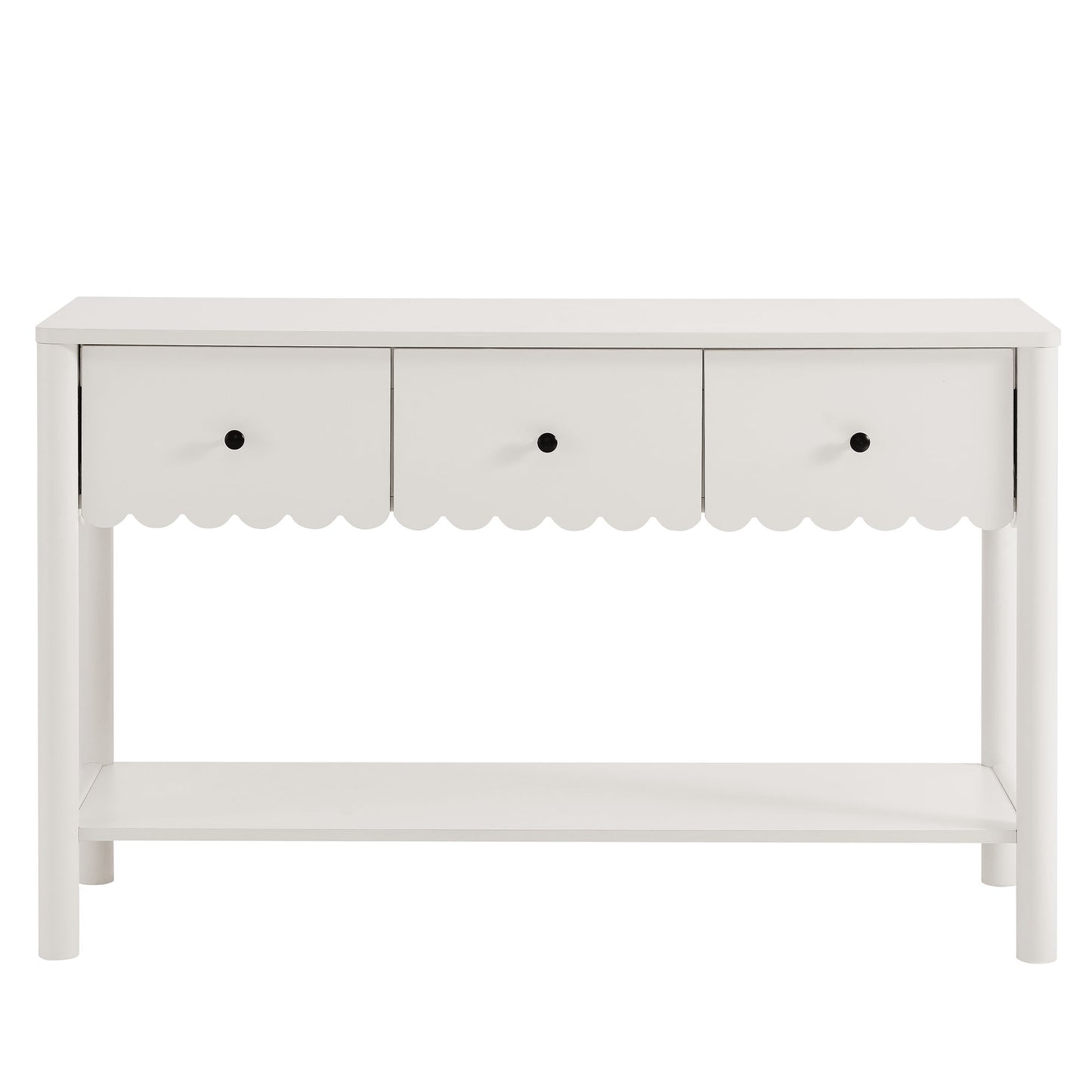 Emmeline 3-Drawer Scalloped Console Table by Modway | Console Tables | Modishstore - 19