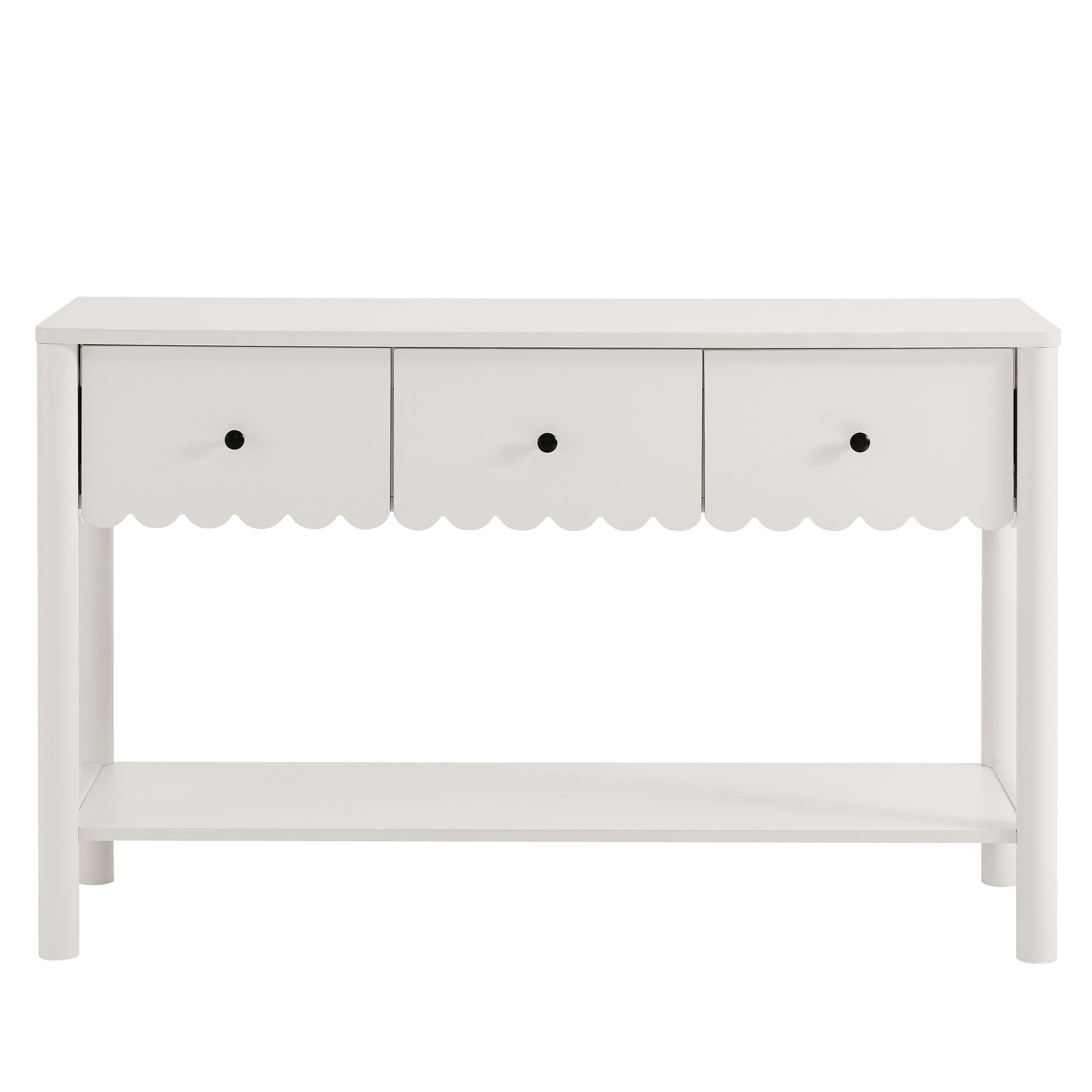 Emmeline 3-Drawer Scalloped Console Table by Modway | Console Tables | Modishstore - 19