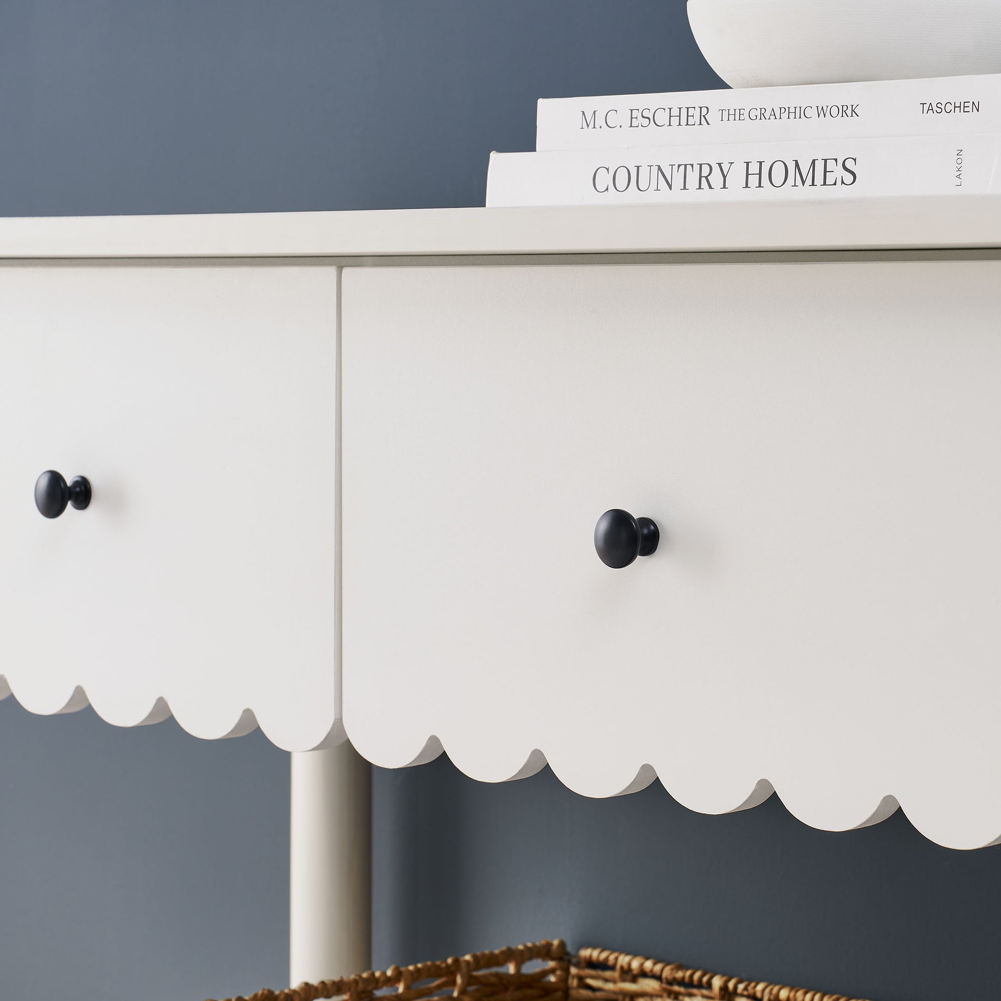 Emmeline 3-Drawer Scalloped Console Table by Modway | Console Tables | Modishstore - 21