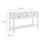 Emmeline 3-Drawer Scalloped Console Table by Modway | Console Tables | Modishstore - 24