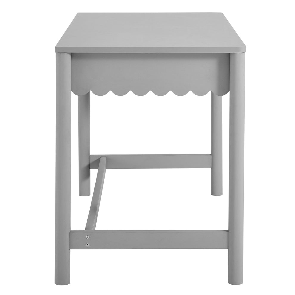 Emmeline 1-Drawer Scallop Writing Desk by Modway | Desks | Modishstore - 3