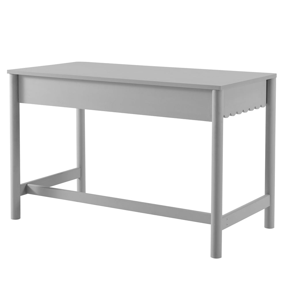 Emmeline 1-Drawer Scallop Writing Desk by Modway | Desks | Modishstore - 4