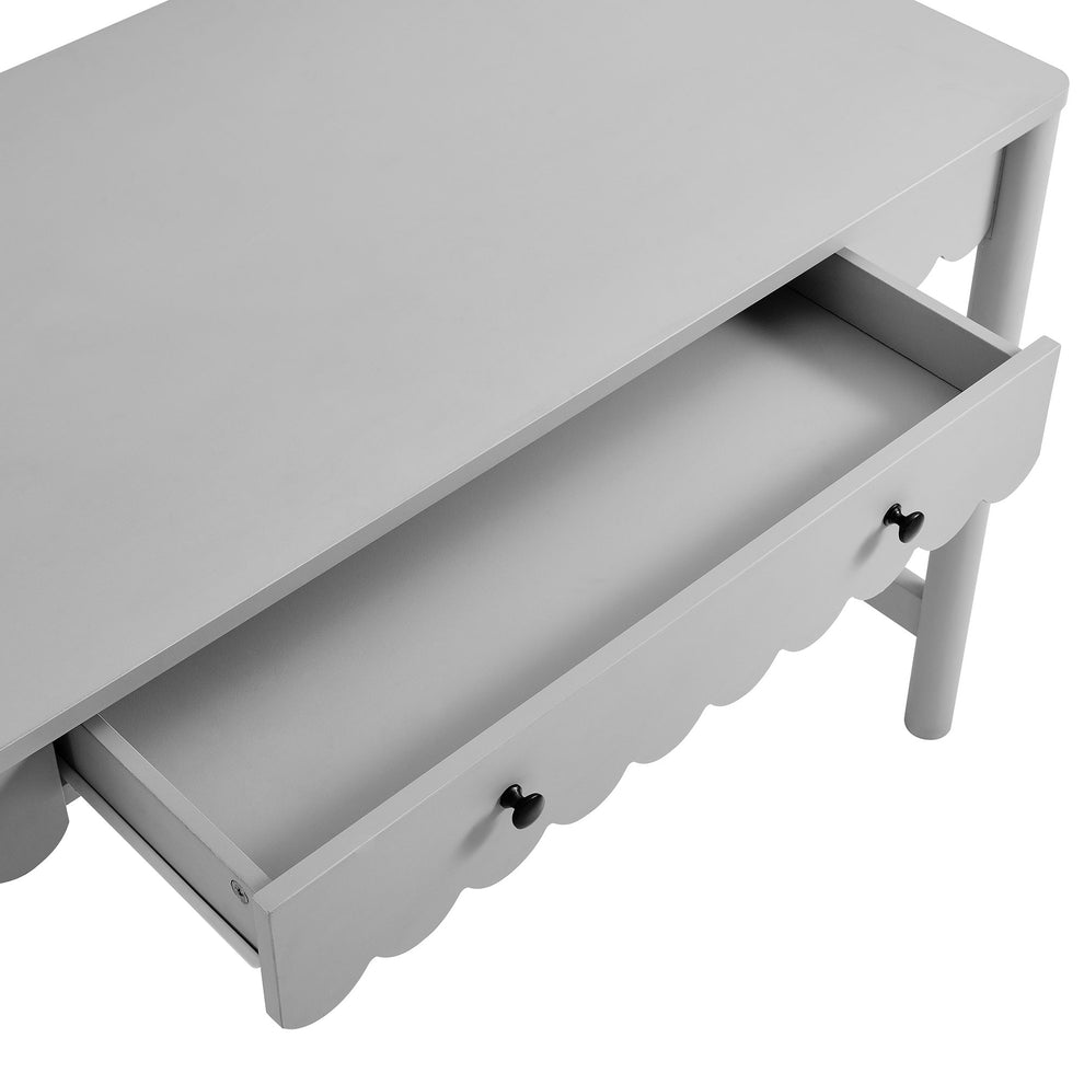 Emmeline 1-Drawer Scallop Writing Desk by Modway | Desks | Modishstore - 6