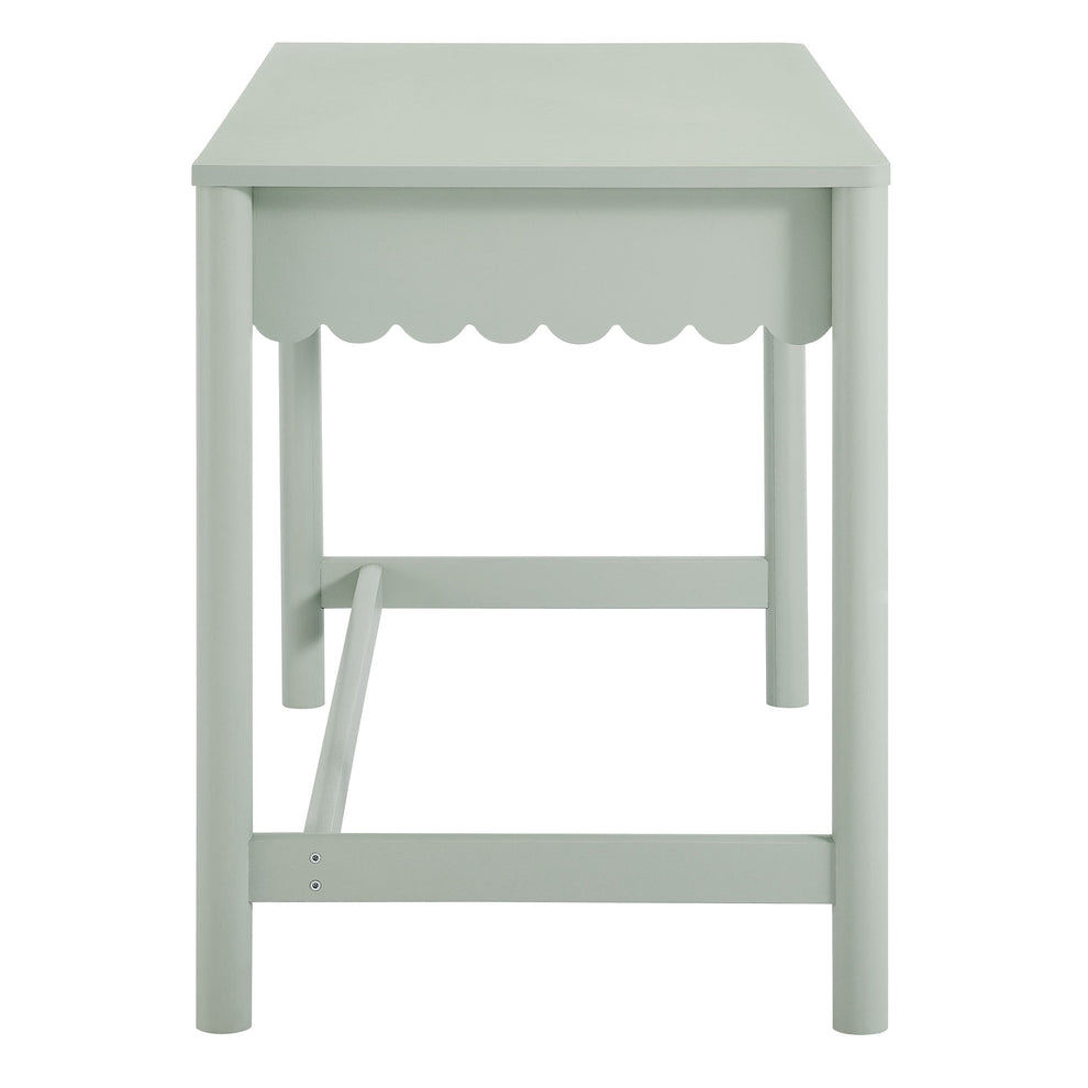 Emmeline 1-Drawer Scallop Writing Desk by Modway | Desks | Modishstore - 11