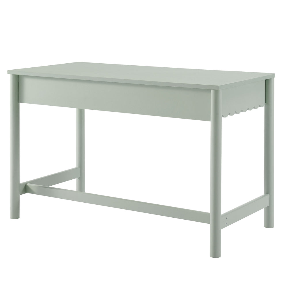 Emmeline 1-Drawer Scallop Writing Desk by Modway | Desks | Modishstore - 12