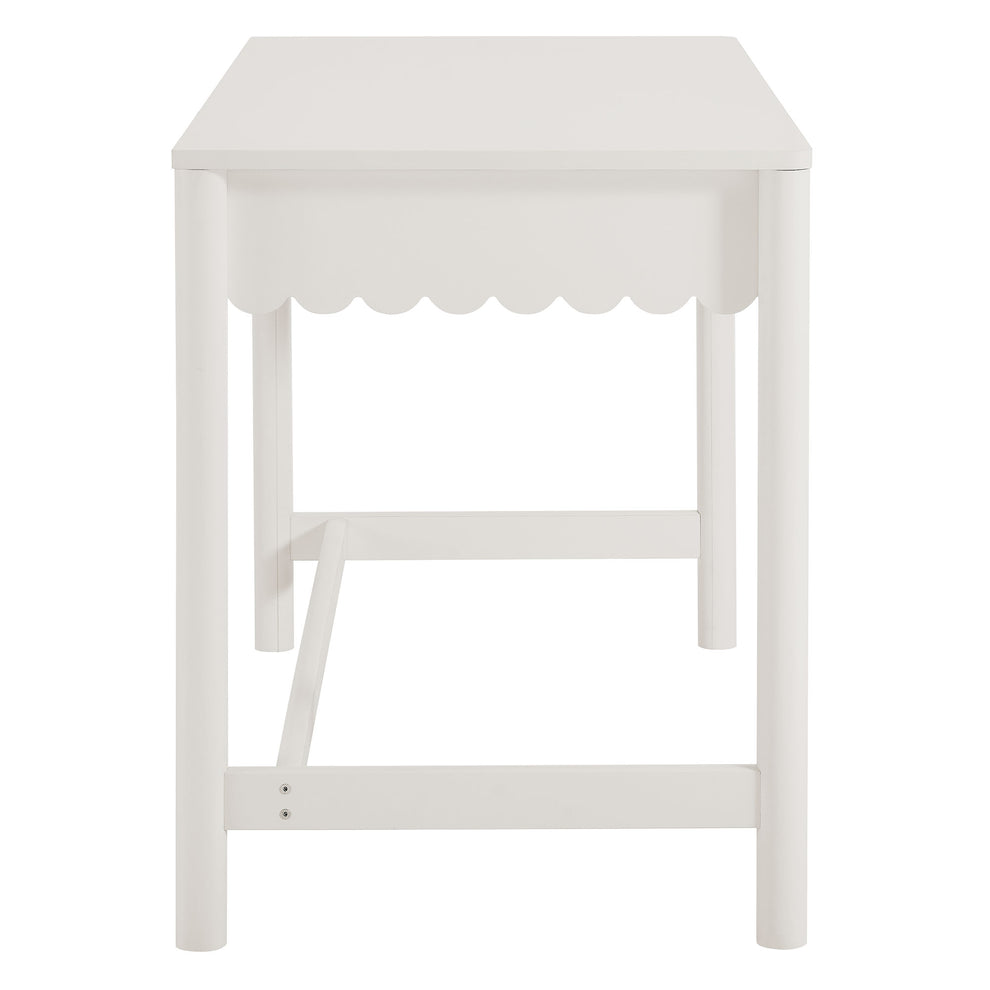 Emmeline 1-Drawer Scallop Writing Desk by Modway | Desks | Modishstore - 20