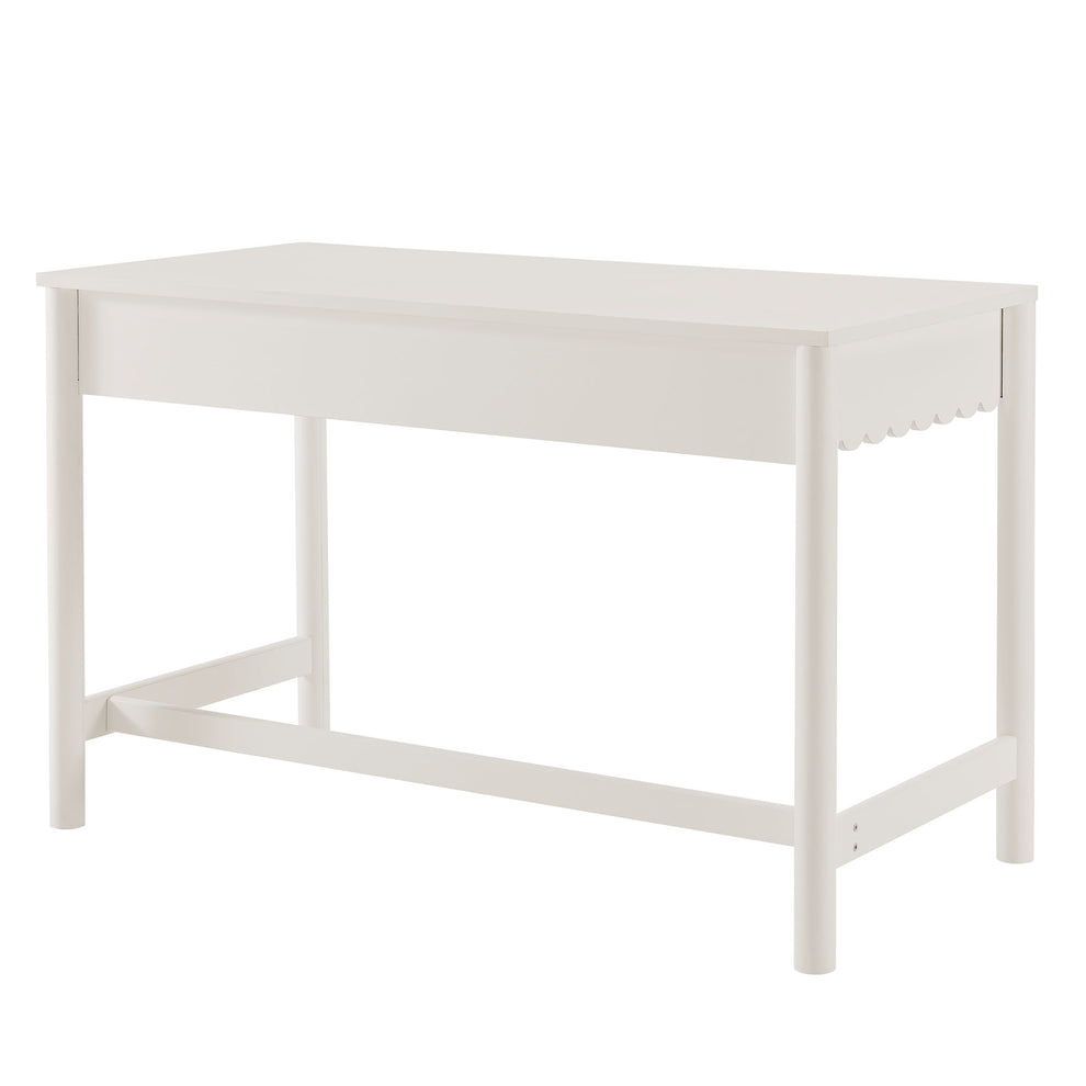 Emmeline 1-Drawer Scallop Writing Desk by Modway | Desks | Modishstore - 21