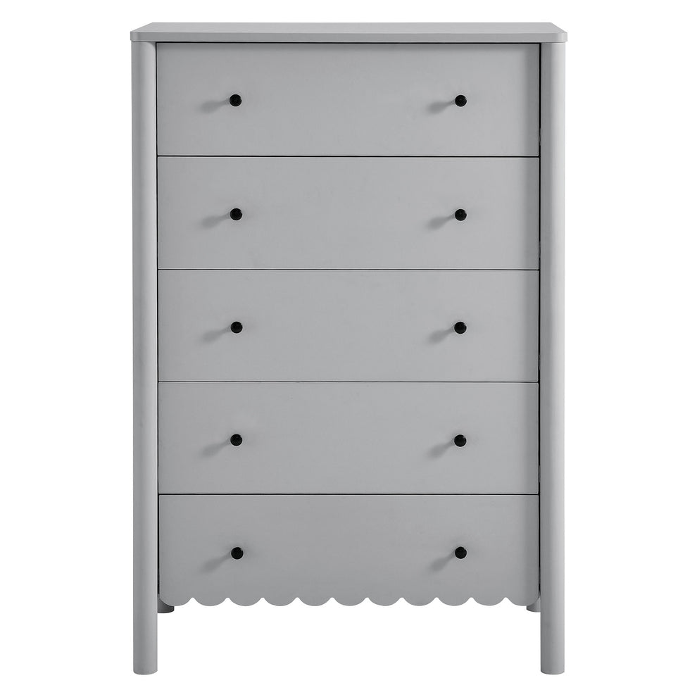 Emmeline Scalloped 5-Drawer Chest by Modway | Drawers | Modishstore - 4