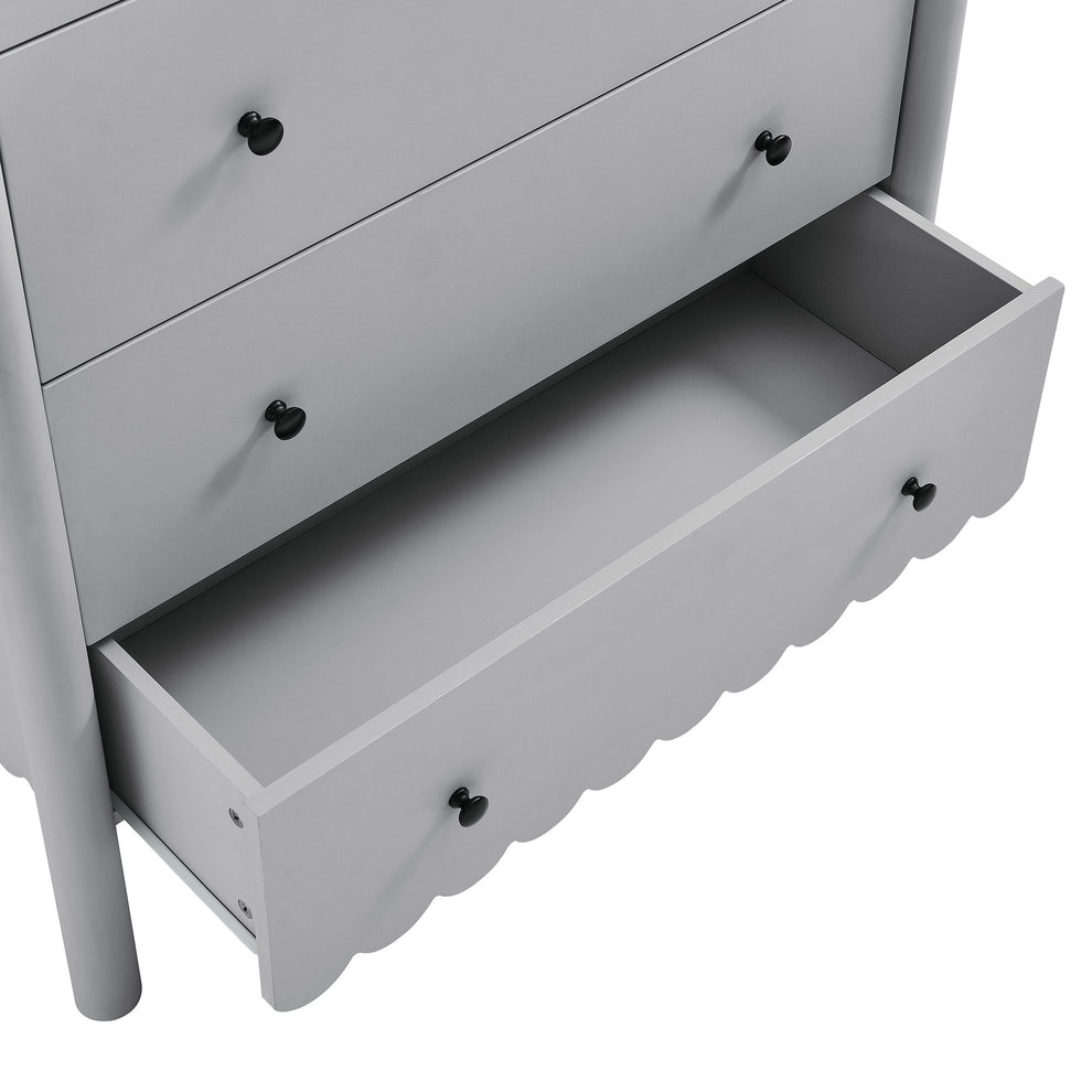 Emmeline Scalloped 5-Drawer Chest by Modway | Drawers | Modishstore - 5