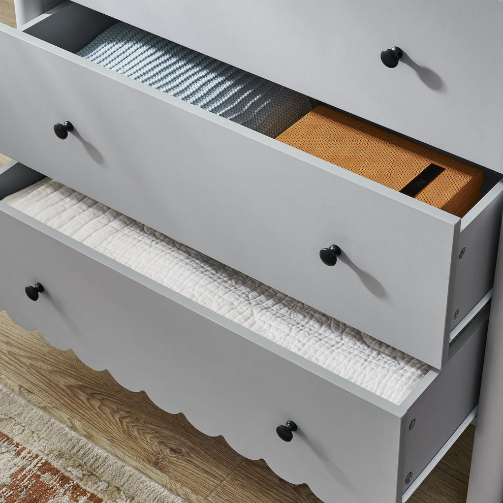 Emmeline Scalloped 5-Drawer Chest by Modway | Drawers | Modishstore - 6