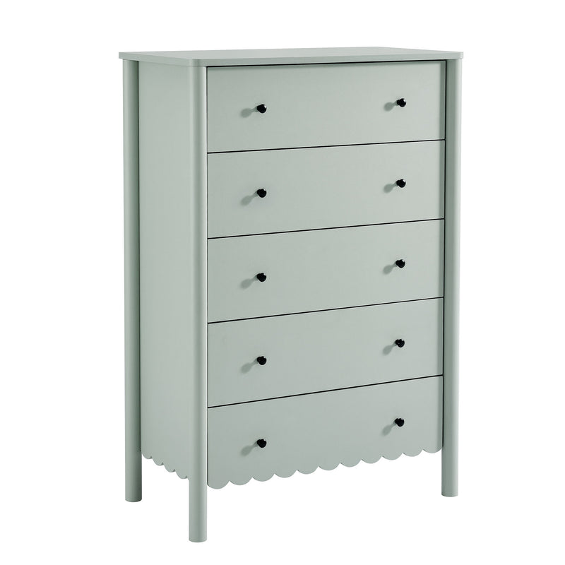 Emmeline Scalloped 5-Drawer Chest by Modway | Drawers | Modishstore - 9
