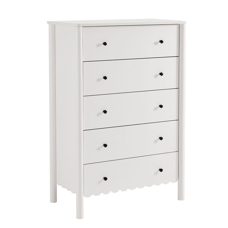 Emmeline Scalloped 5-Drawer Chest by Modway | Drawers | Modishstore - 17