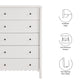 Emmeline Scalloped 5-Drawer Chest by Modway | Drawers | Modishstore - 23