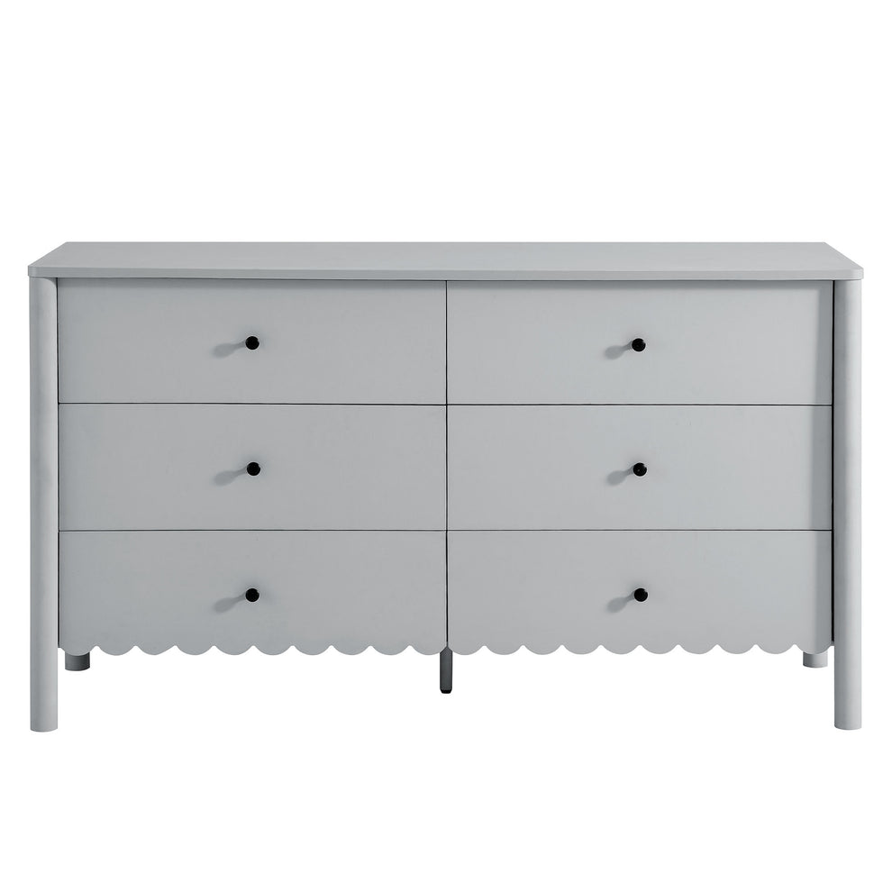 Emmeline Scalloped 6-Drawer Dresser by Modway | Drawers | Modishstore - 4