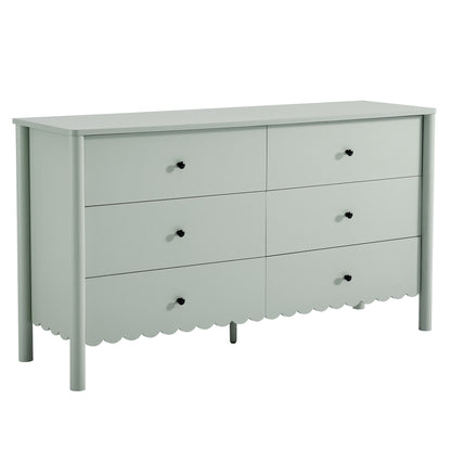 Emmeline Scalloped 6-Drawer Dresser by Modway | Drawers | Modishstore - 11