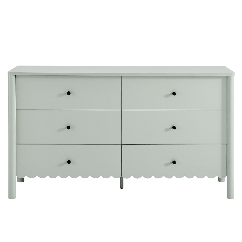 Emmeline Scalloped 6-Drawer Dresser by Modway | Drawers | Modishstore - 13