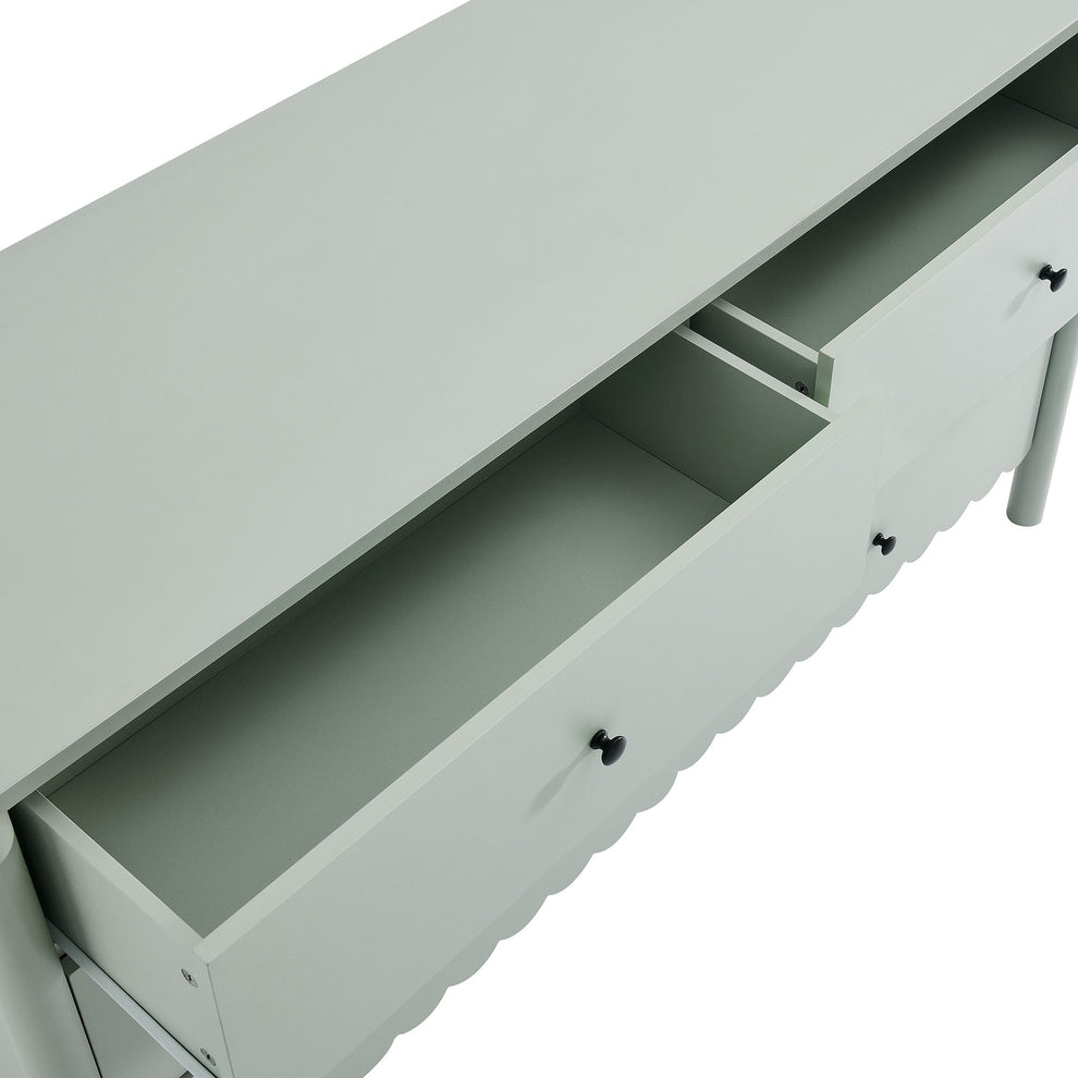 Emmeline Scalloped 6-Drawer Dresser by Modway | Drawers | Modishstore - 15