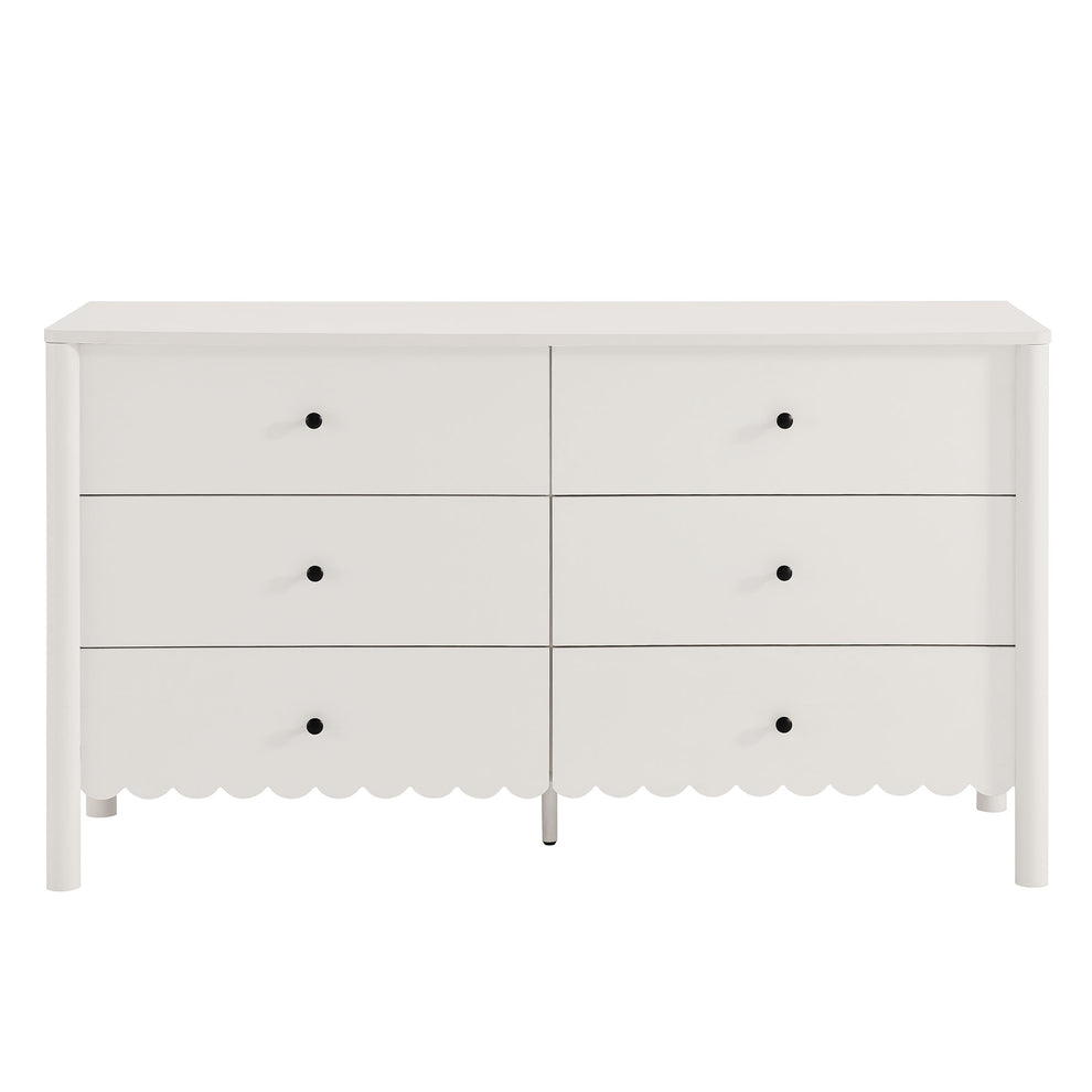 Emmeline Scalloped 6-Drawer Dresser by Modway | Drawers | Modishstore - 23