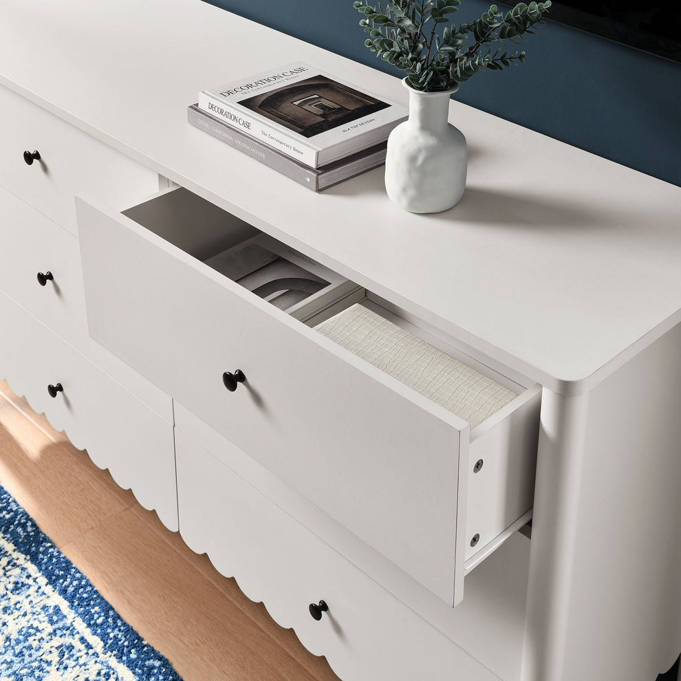 Emmeline Scalloped 6-Drawer Dresser by Modway | Drawers | Modishstore - 26
