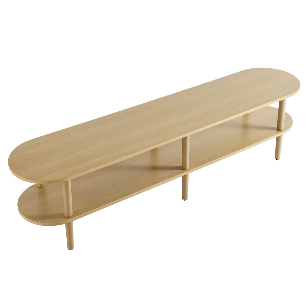 Torus Oval Wood TV Stand by Modway | Tv Stands | Modishstore - 5