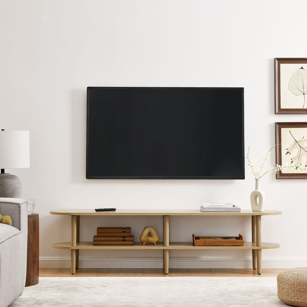 Torus Oval Wood TV Stand by Modway | Tv Stands | Modishstore - 1