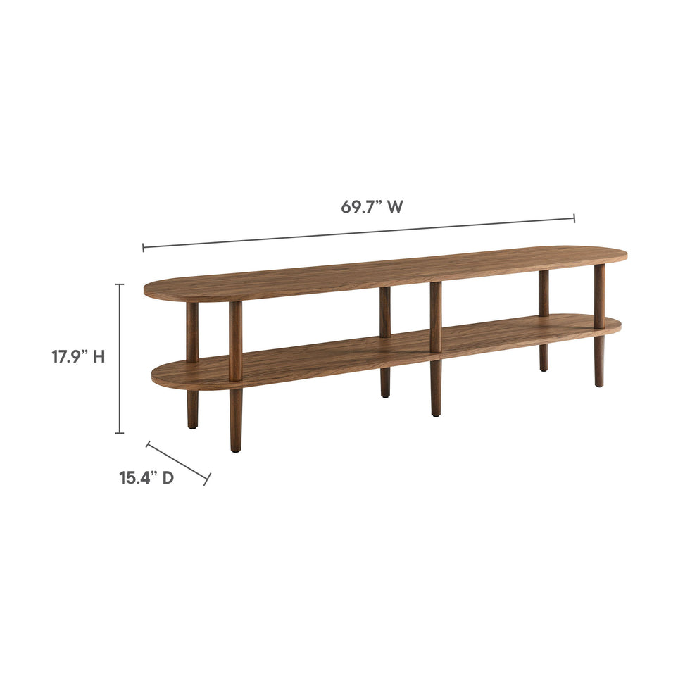 Torus Oval Wood TV Stand by Modway | Tv Stands | Modishstore - 18