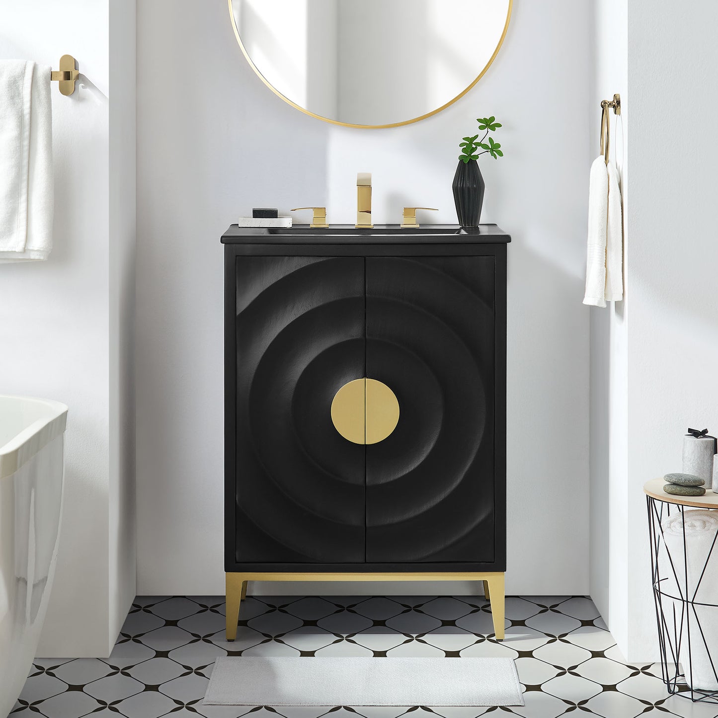 Beau 24" Wood Bathroom Vanity with Basin by Modway | Bathroom Accessories | Modishstore - 1