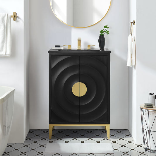 Beau 24" Wood Bathroom Vanity with Basin by Modway | Bathroom Accessories | Modishstore - 1