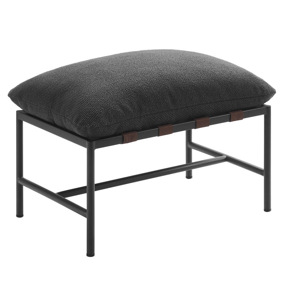 Raya Outdoor Patio Boucle Ottoman by Modway | Ottomans | Modishstore - 2