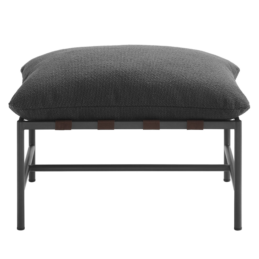 Raya Outdoor Patio Boucle Ottoman by Modway | Ottomans | Modishstore - 4