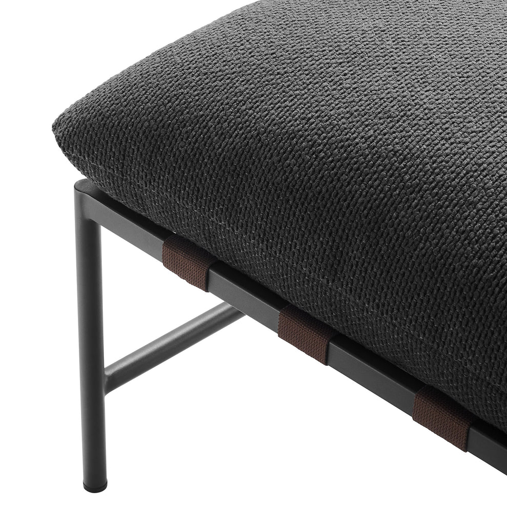 Raya Outdoor Patio Boucle Ottoman by Modway | Ottomans | Modishstore - 5