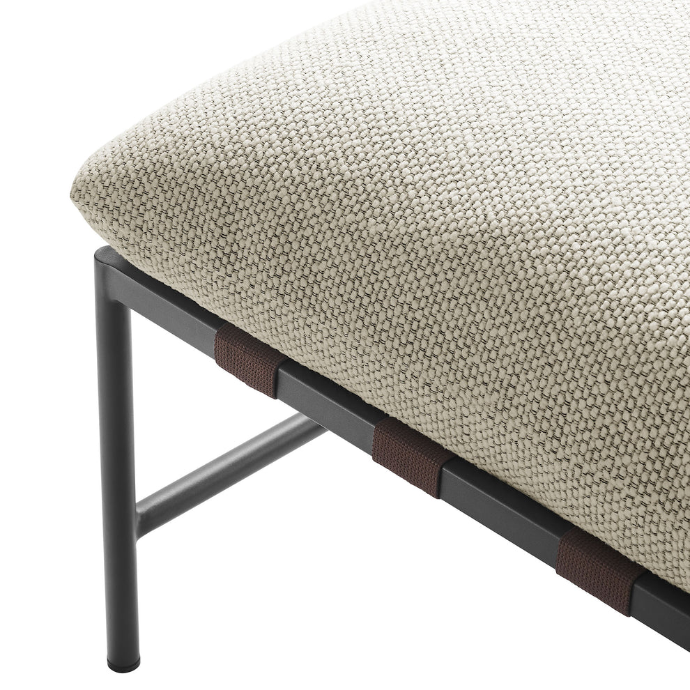 Raya Outdoor Patio Boucle Ottoman by Modway | Ottomans | Modishstore - 12