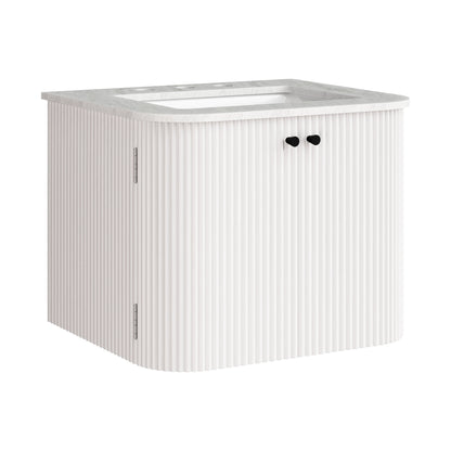 Zia 24" Wall-Mount Bathroom Vanity with Marble Sink by Modway | Bathroom Accessories | Modishstore - 2