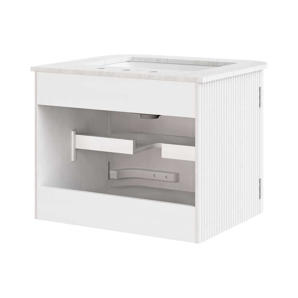 Zia 24" Wall-Mount Bathroom Vanity with Marble Sink by Modway | Bathroom Accessories | Modishstore - 4