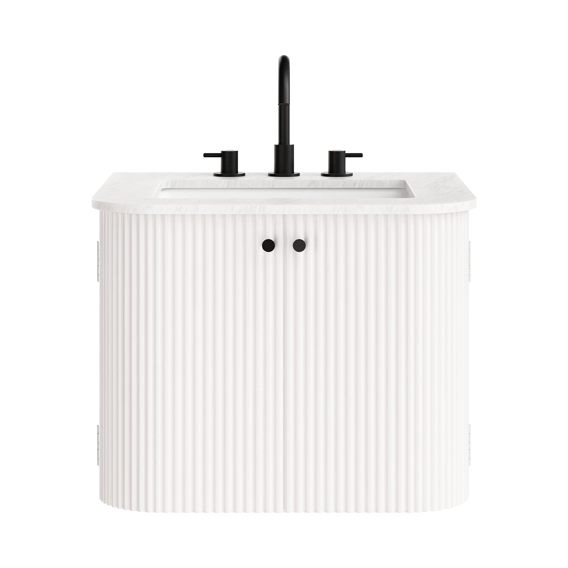 Zia 24" Wall-Mount Bathroom Vanity with Marble Sink by Modway | Bathroom Accessories | Modishstore - 5