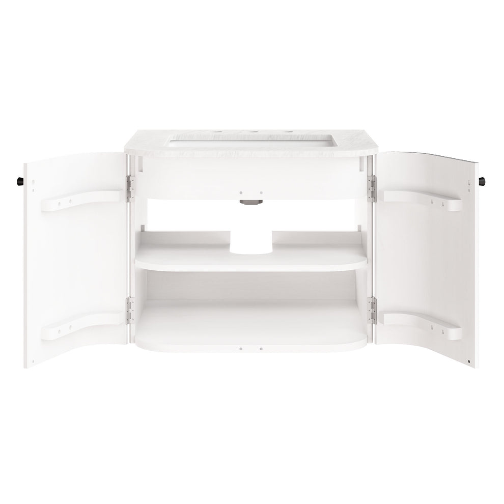 Zia 24" Wall-Mount Bathroom Vanity with Marble Sink by Modway | Bathroom Accessories | Modishstore - 7