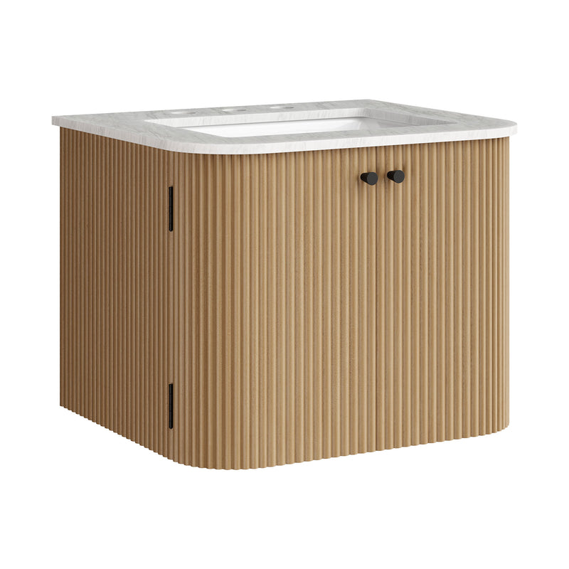 Zia 24" Wall-Mount Bathroom Vanity with Marble Sink by Modway | Bathroom Accessories | Modishstore - 12