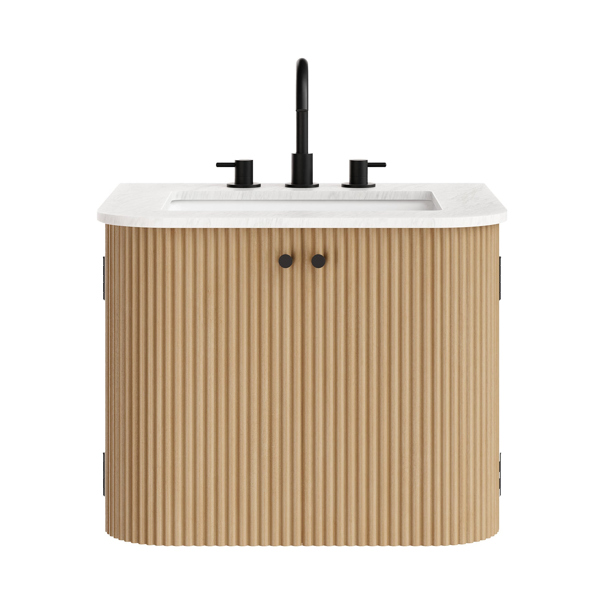 Zia 24" Wall-Mount Bathroom Vanity with Marble Sink by Modway | Bathroom Accessories | Modishstore - 15