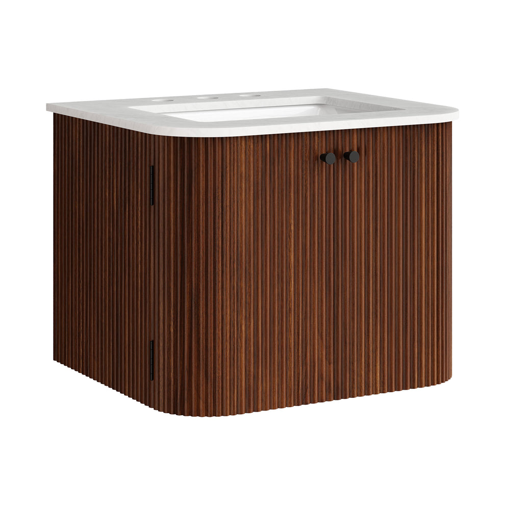 Zia 24" Wall-Mount Bathroom Vanity with Marble Sink by Modway | Bathroom Accessories | Modishstore - 23
