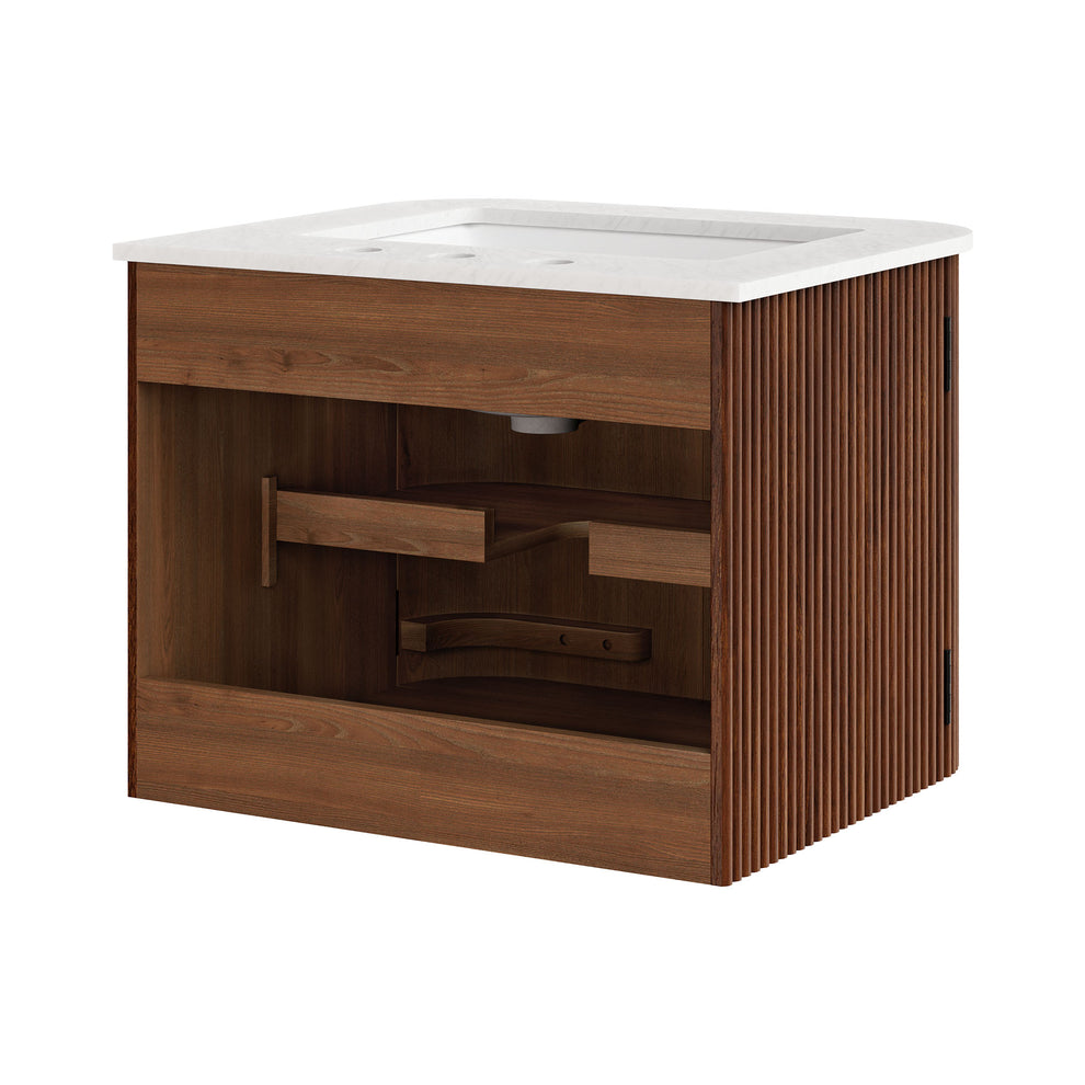 Zia 24" Wall-Mount Bathroom Vanity with Marble Sink by Modway | Bathroom Accessories | Modishstore - 25