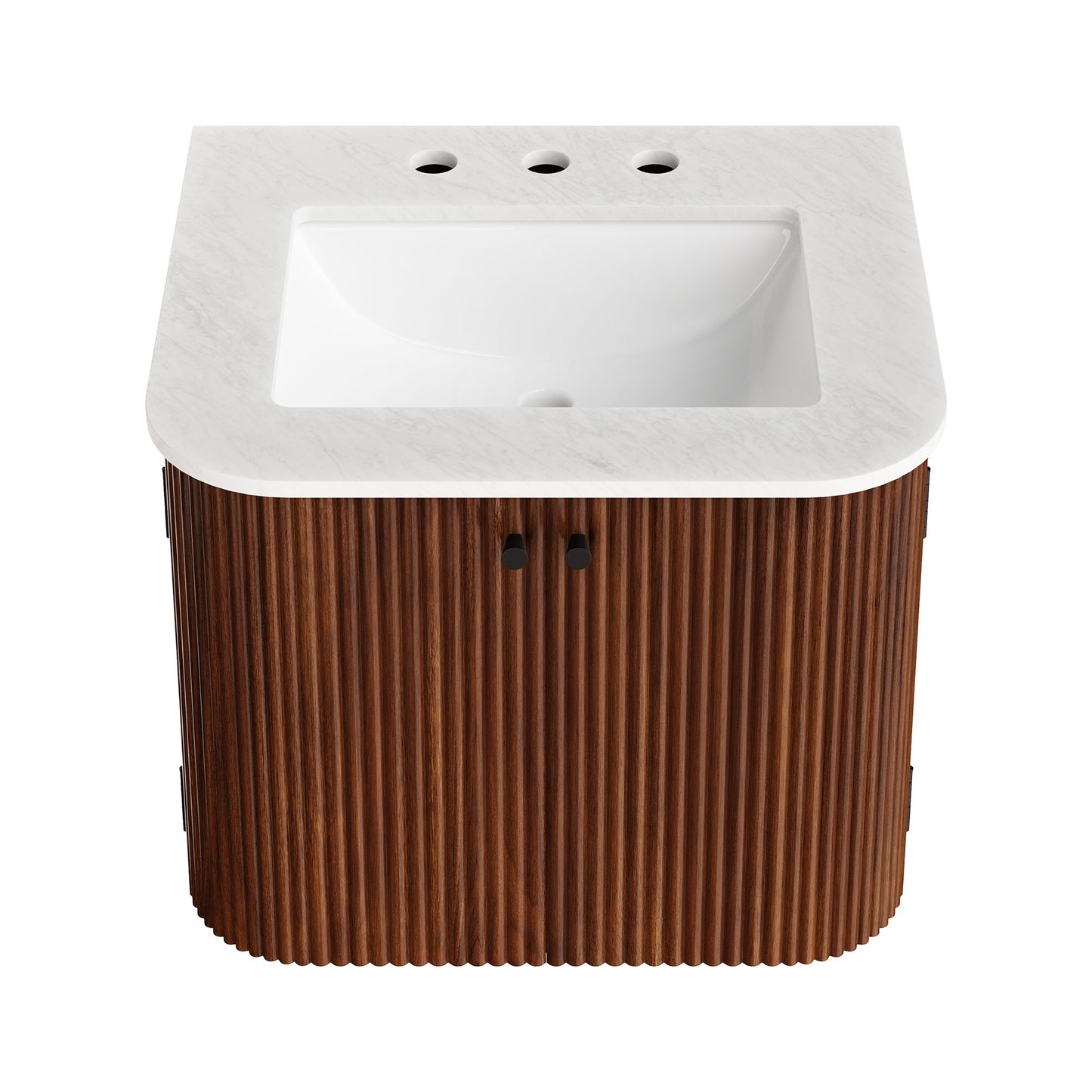 Zia 24" Wall-Mount Bathroom Vanity with Marble Sink by Modway | Bathroom Accessories | Modishstore - 27