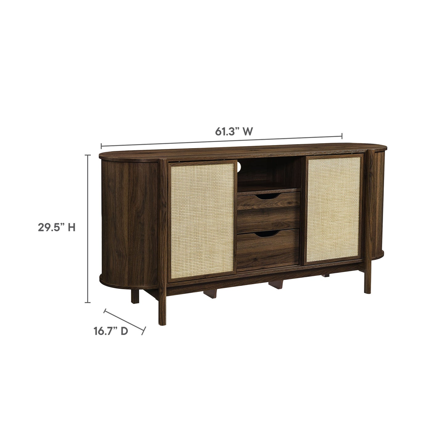 Reid 63" Curved Sideboard by Modway | Sideboards | Modishstore - 11