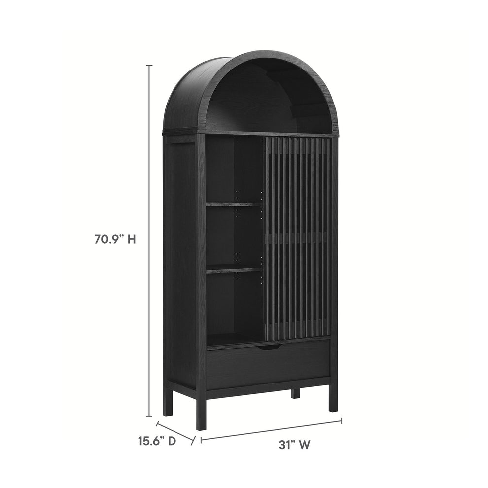 Vaughn 71" Arched Storage Display Cabinet by Modway | Cabinets | Modishstore - 10