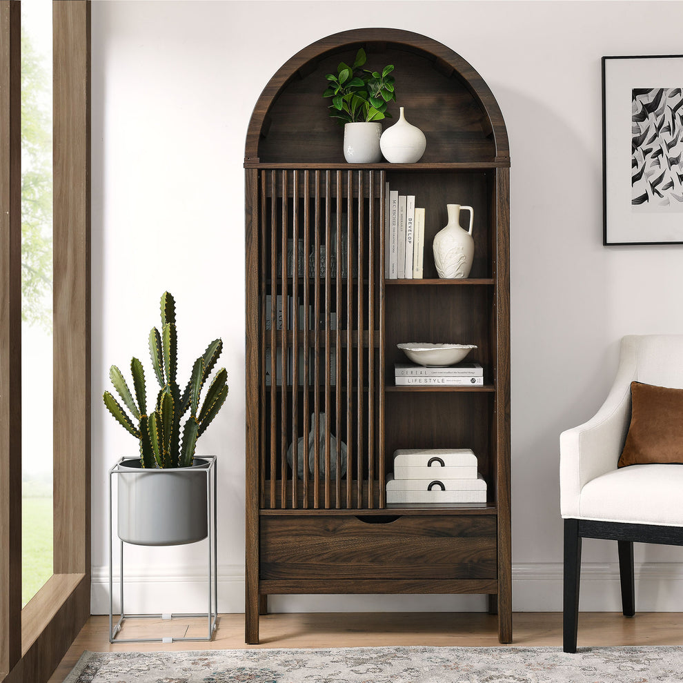 Vaughn 71" Arched Storage Display Cabinet by Modway | Cabinets | Modishstore - 18