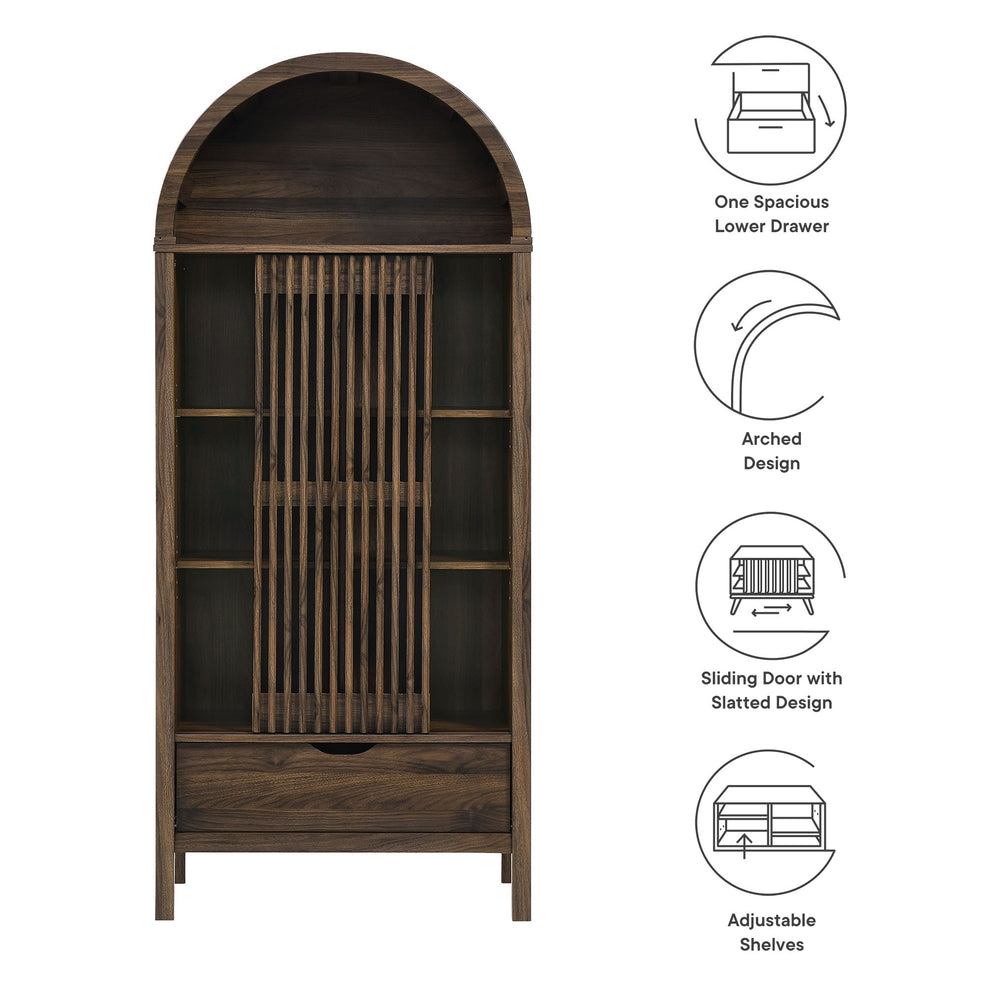 Vaughn 71" Arched Storage Display Cabinet by Modway | Cabinets | Modishstore - 19
