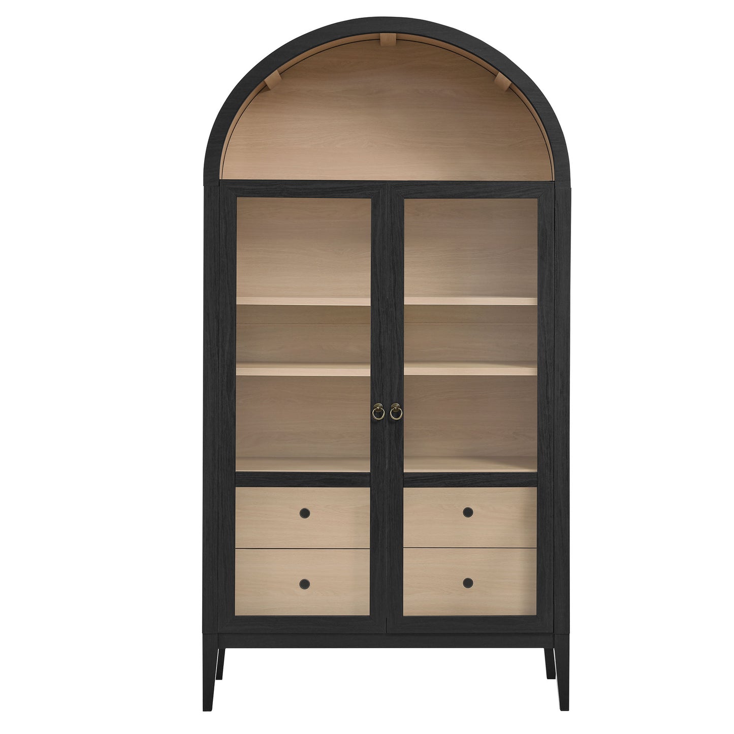 Nolan 74" Tall Wide Arched Storage Display Cabinet by Modway | Cabinets | Modishstore - 4